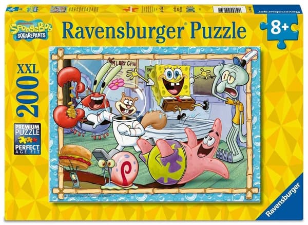 2D-pussel för barn: Svampbob 200 bitar