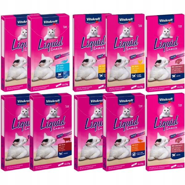 Vitakraft cat liquid -snack makuseos 60x15g