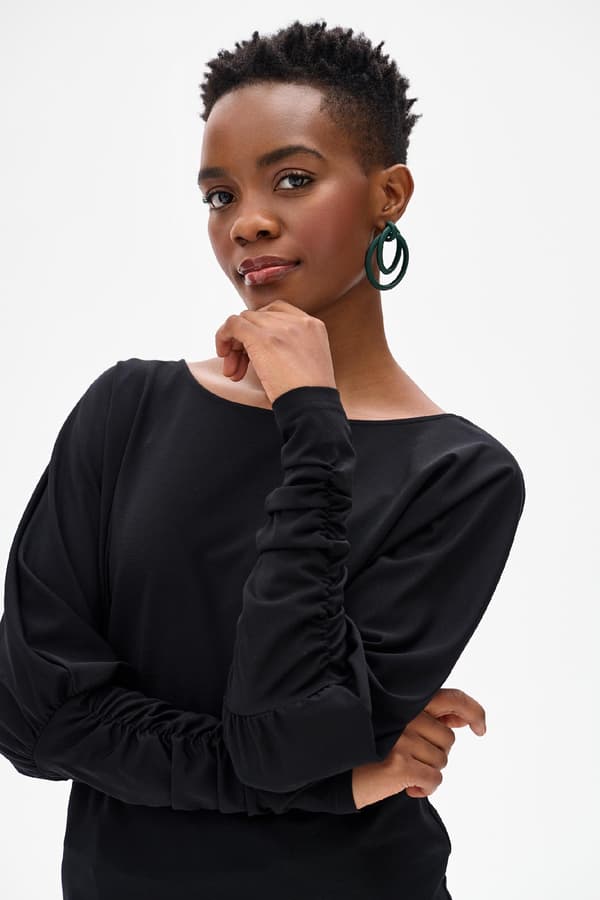 Damebluse Fiola Sort 40/42