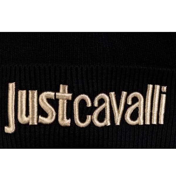 JUST CAVALLI Herrhatt SVART / GULD