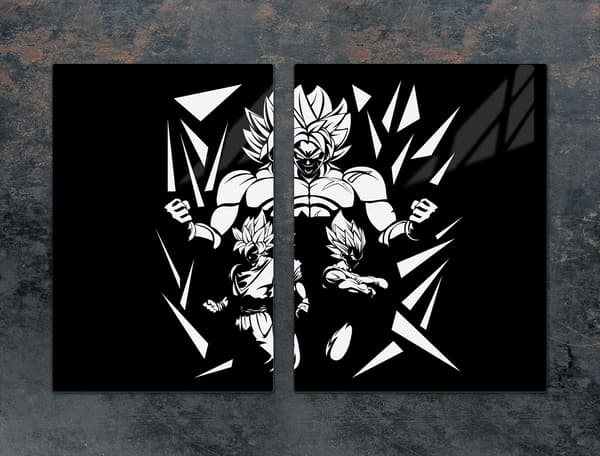 GLASBESKYTTELSESPLADE 75x52 ANIME