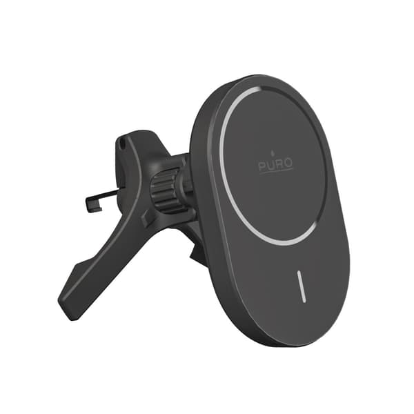 Bilholder med Qi2 MagSafe 15W oplader - Sort