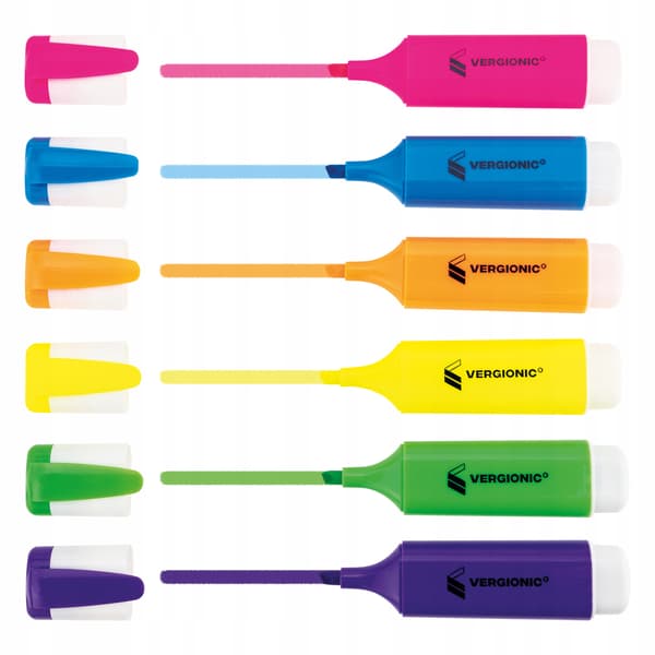 SKOLEKONTOR HIGHLIGHTER 6 PASTELFARVER