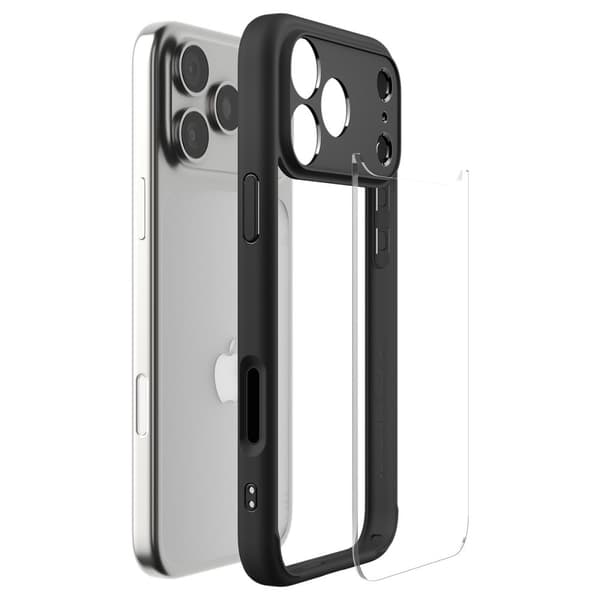 Bagcover til iPhone 17 Pro Max Ultra Hybrid - mat sort