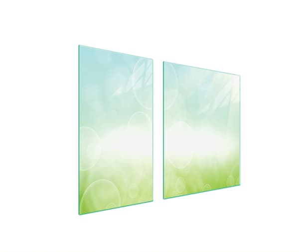 GLASBESKYTTELSESPLADE TIL KOMFUR 90x52 DAISY