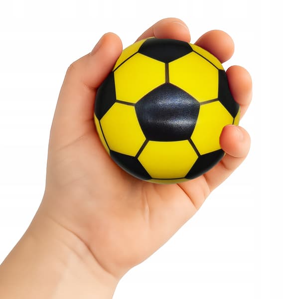 FODBOLD blød afslapningsbold ANTI-STRESS 7 CM