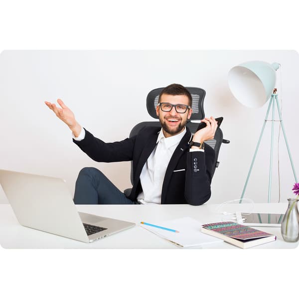 Sofotel Todden Micro-Mesh -toimistotuoli musta