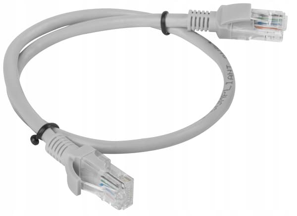 Lanberg UTP Cat.5e -kytkentäkaapeli, 2 m, harmaa, 10 kpl