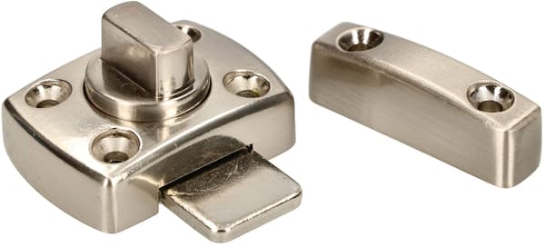 Badrumslås 40x40 nickel AG