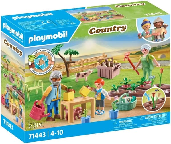 PLAYMOBIL 71443 bedsteforældres grøntsagsbed