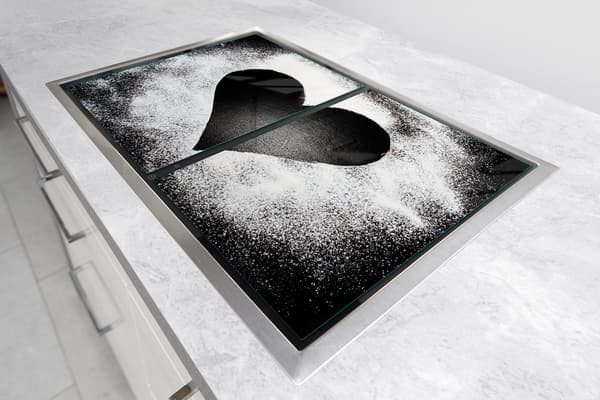GLASBESKYTTELSESPLADE 75x52 HJERTE