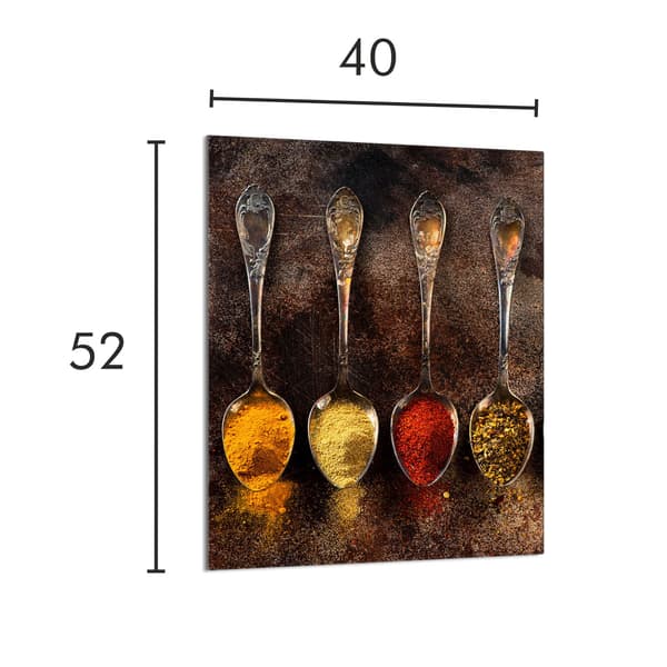 SKÄRBRÄDA I GLAS 40x52 Kryddor