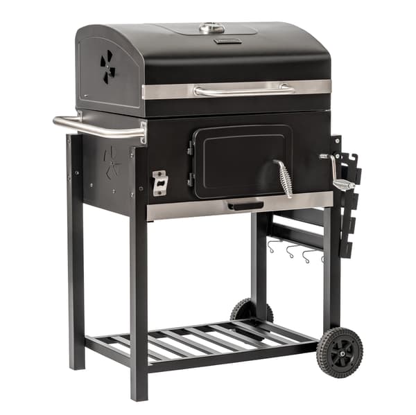 STOR PREMIUM TRÄDGÅRDSGRILL MED LOCK