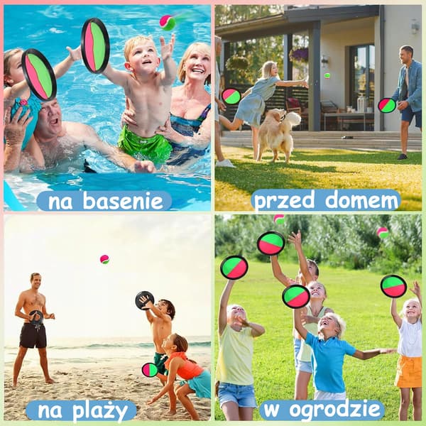 Ulkoilmapeli perheelle, pallonheitto ja -melat