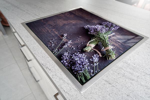 SKÄRBRÄDA I GLAS 52x30 LAVENDEL