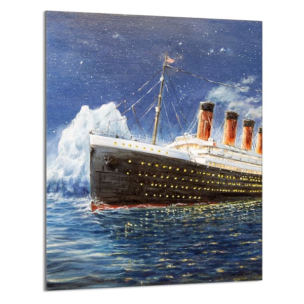 SKÄRBRÄDA I GLAS 40x52 Titanic
