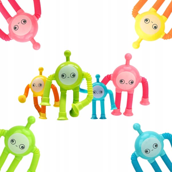 Megadidi sensorisk robot pop tube snoet LED-lys