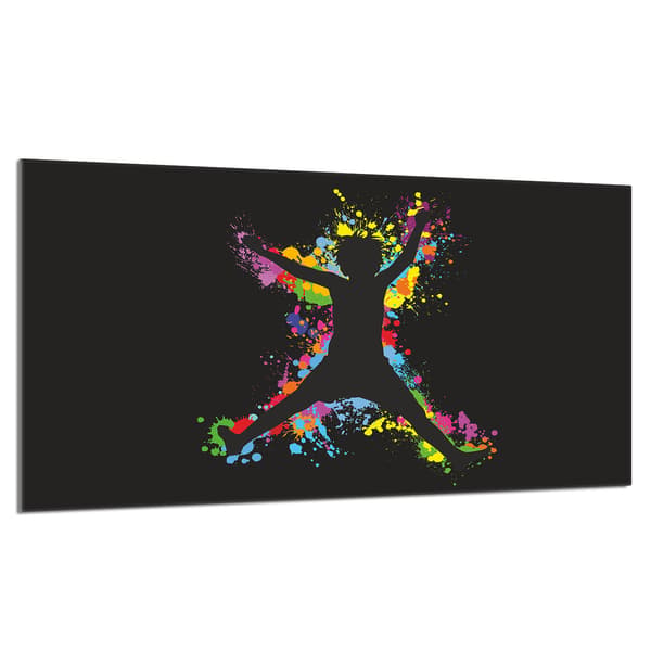 Lasinen suojalevy liedelle 90x52 Fun