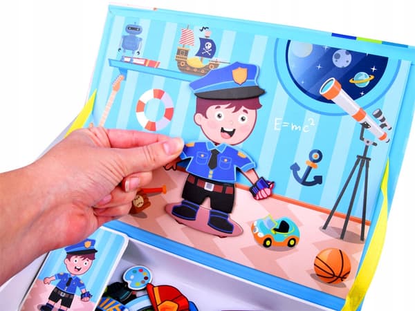 Magnetpussel TOY Book Yrken 59 bitar