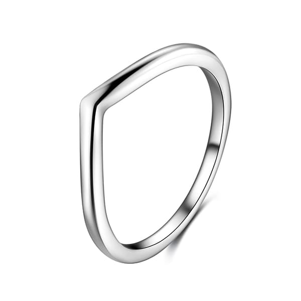 925 Silverring Slät Ring Storlek 14