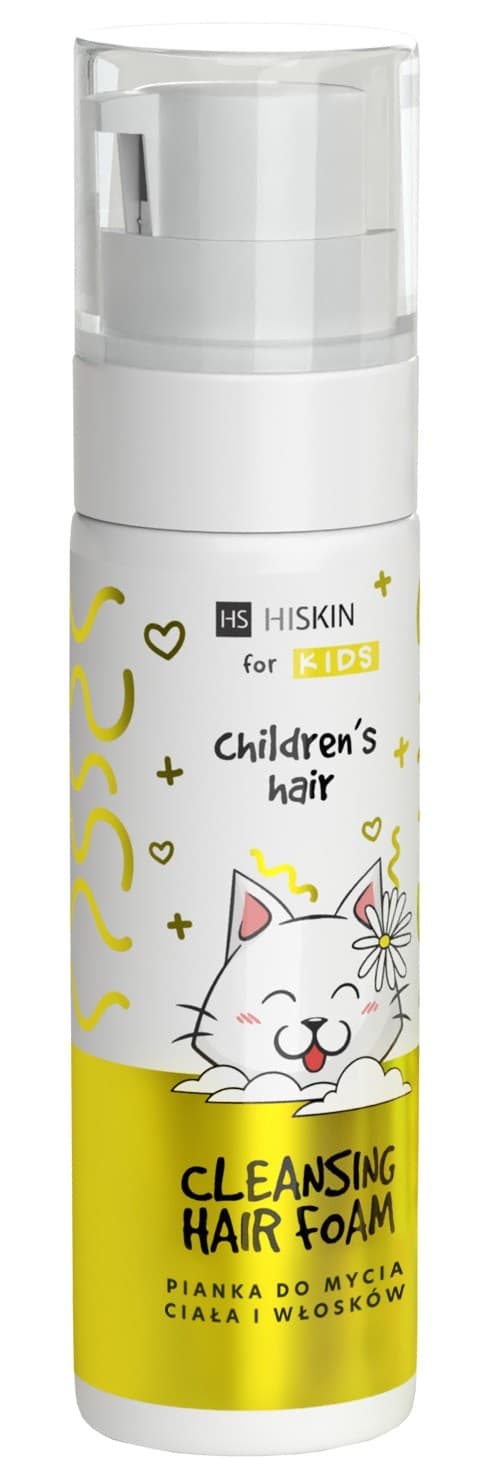 HISKIN til børn krops- og hårvaskeskum - RISPROTEIN 200 ml