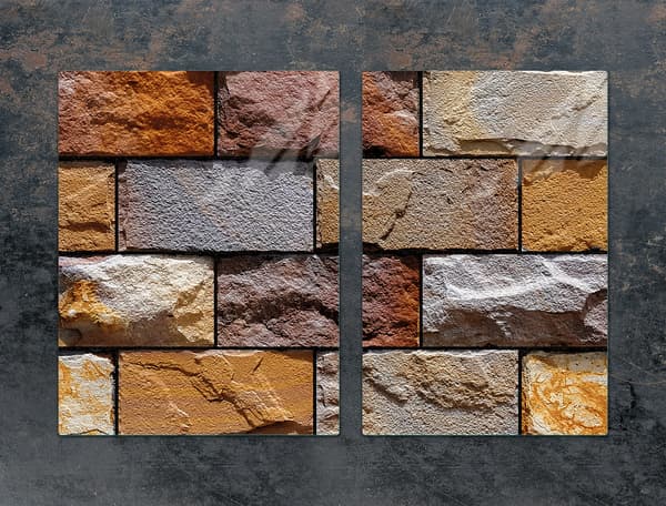 GLASBESKYTTELSESPLADE TIL KOMFUR 75x52 MURSTEN