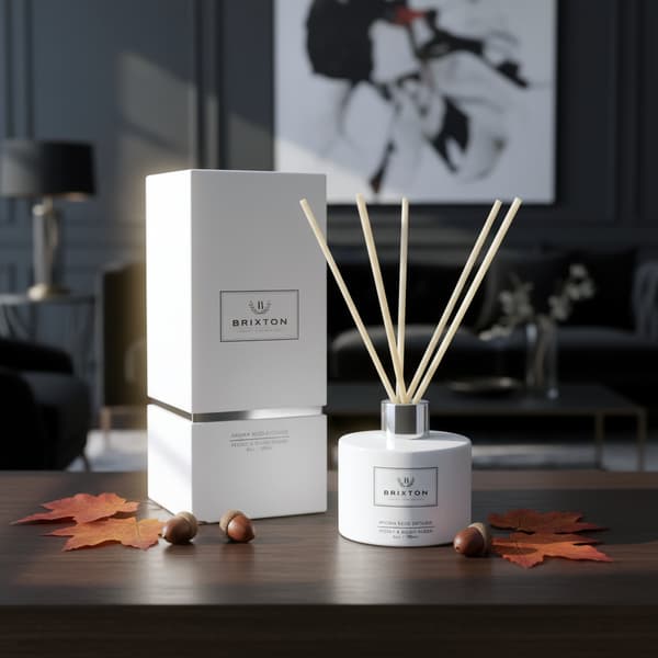BRIXTON 180ml Peony & Blush Suede Homms Doftdiffusor med rör