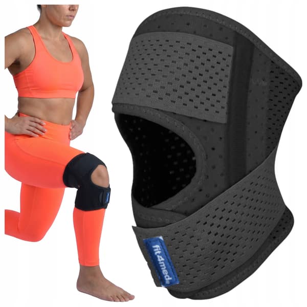 Knästöd, elastiskt knästöd, vänster XL FIT4MED