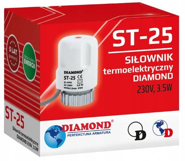 DIAMOND ST-25 TERMOELEKTRISK AKTUATOR