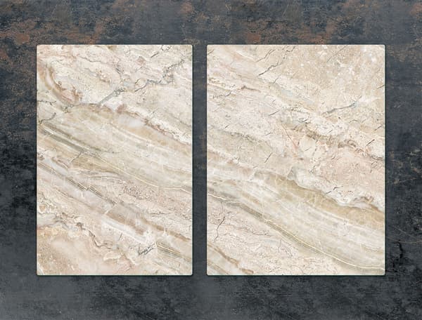 GLASBESKYTTELSESPLADE 75x52 MARMOR