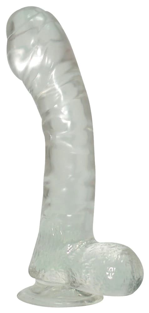 NMC Naturlig Flexibel Dildo Vit 17cm