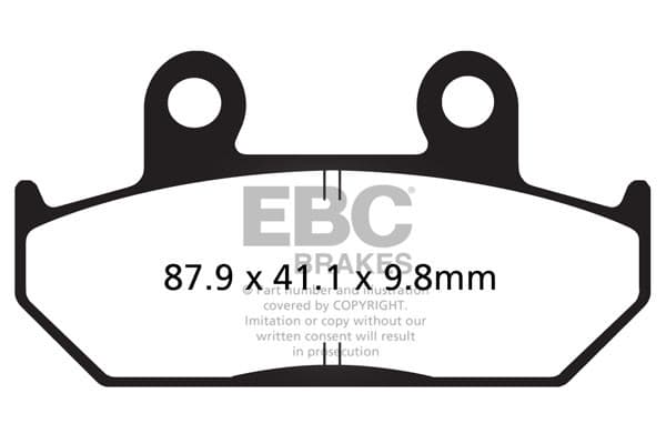 EBC FA124/2 jarrupalat (setti yhdelle levylle)