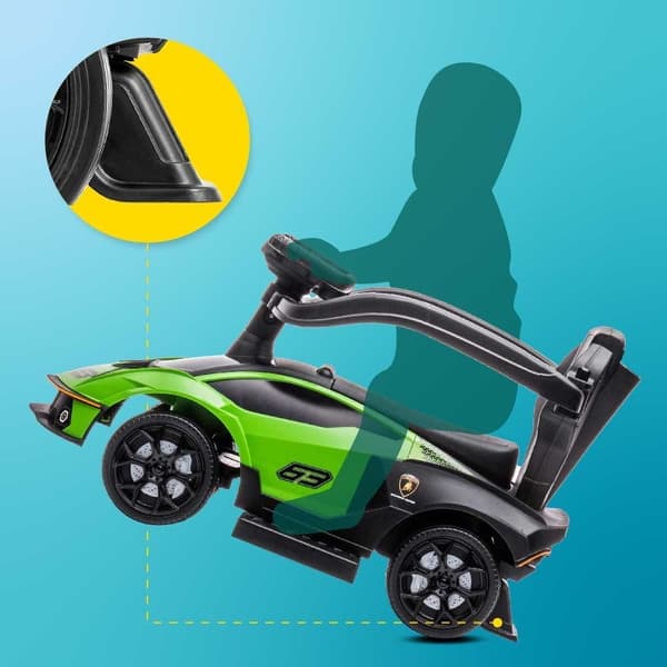 Työntöauto Lamborghini Essenza SCV12 vihreä