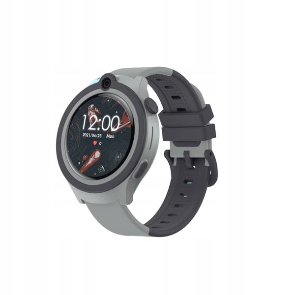 Bemi Linko2 4G LTE GPS LBS Smartklocka för barn, pulsmätare, termometer, grå