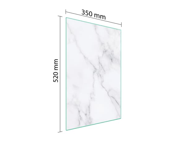 GLASSKÆREBRÆT 35x52 MARMOR