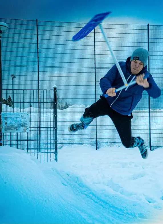 Indo Snowscoot Snö-Tricksparkcykel | Blå | RMD