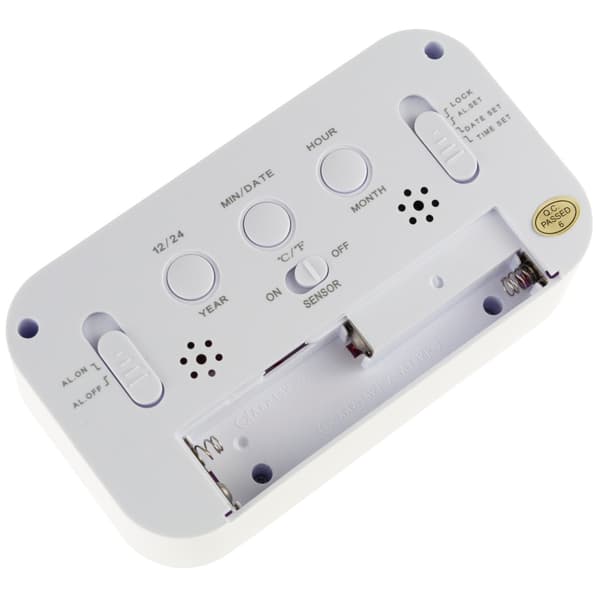 AP29 DIGITAL VÄCKARKLOCKA STOR LCD-TERMOMETER SKRIVBORDSKALENDER SNOOZE