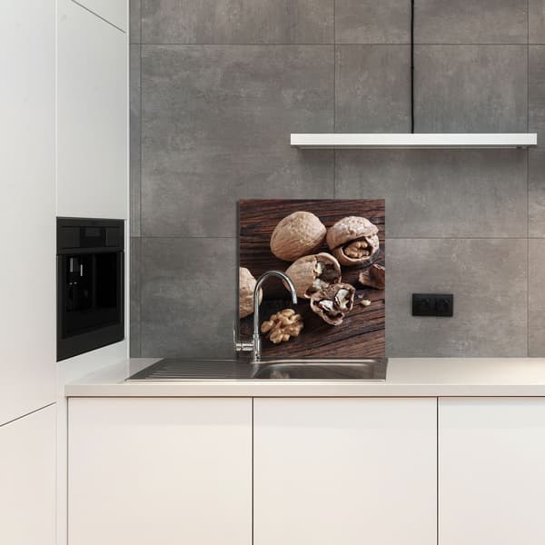 KEITTIÖN LASIPANEELI 60x65 PÄHKINÄT