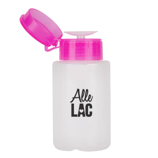 AlleLac rosa vätskedispenser med pump 150 ml