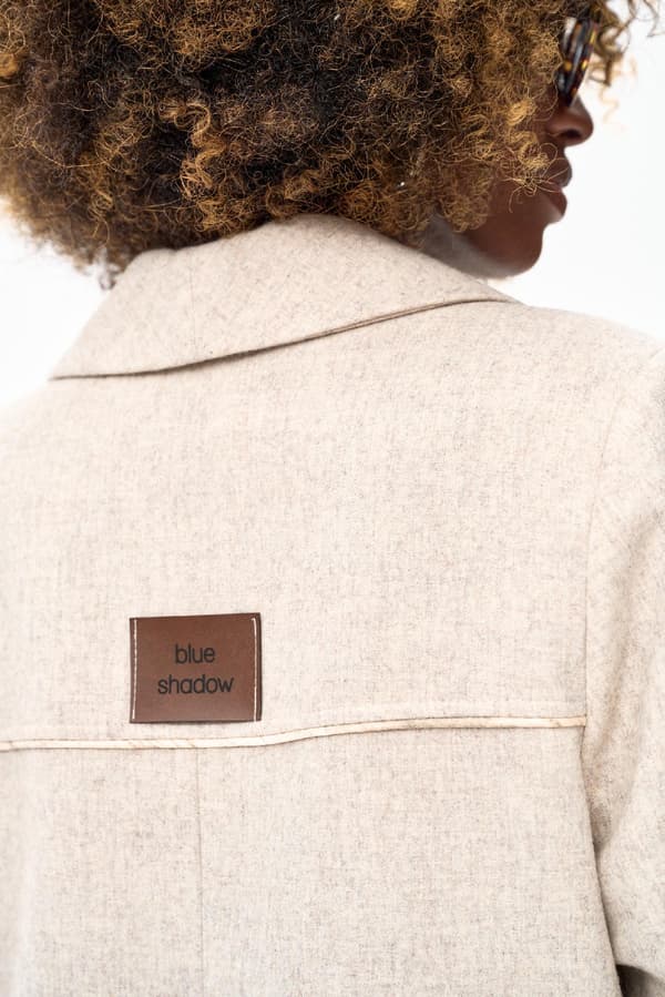 Wami Lys Beige Damefrakke 36