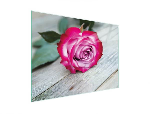 GLASSKÆREBRÆT 30x22 ROSA