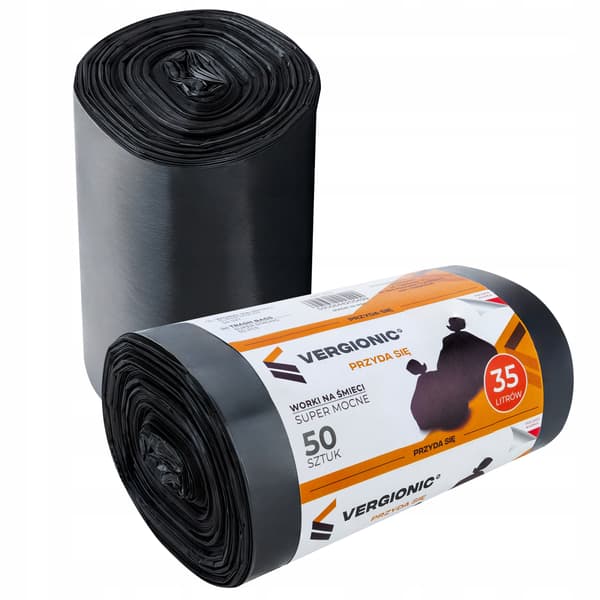 Sopsäckar 35l 50 st för soptunna. Starka. Tjocka. 35l VERGIONIC