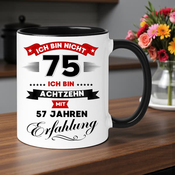 Rolig muggpresent till en 75-årsdag