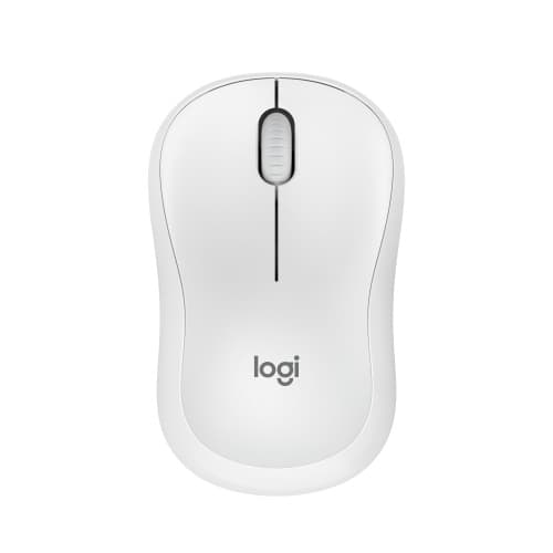 Logitech M240 Silent Trådlös Mus, Bluetooth, 4000 DPI, Off-White
