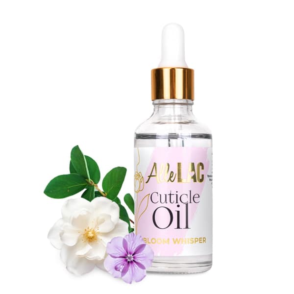 AlleLac nagelbandsolja med pipett, Bloom Whisper-doft, 50 ml