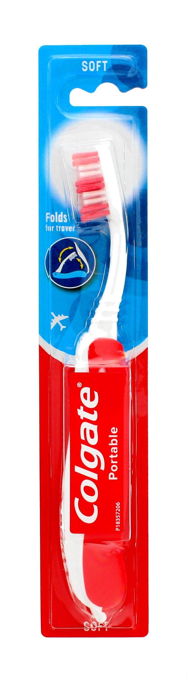 Colgate bärbar resetandborste mjuk