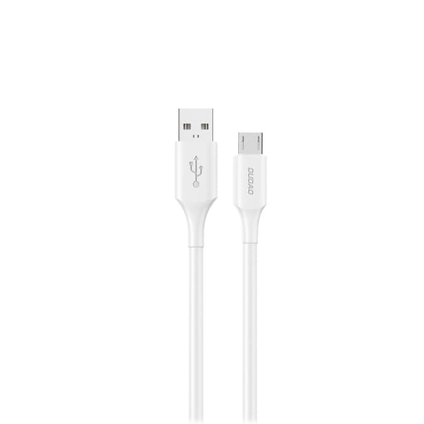 USB-A - micro USB 6A -kaapeli 1,2 m - valkoinen