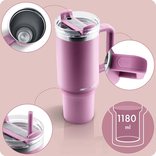 Berdsen termosmuki pillillä 1180 ml pinkki