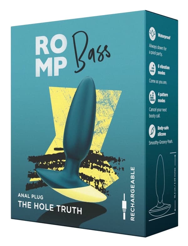 ROMP Vibrerende Analplug Tofarvet Bas