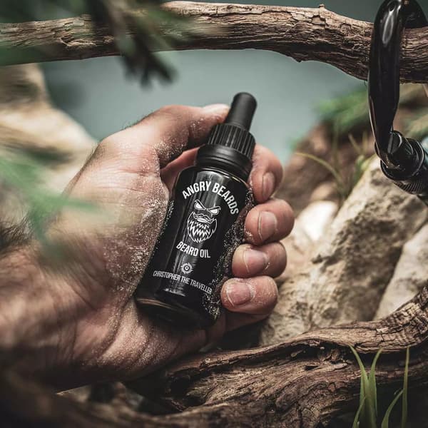 Christopher the Traveler Skäggolja - 30 ml - Angry Beards